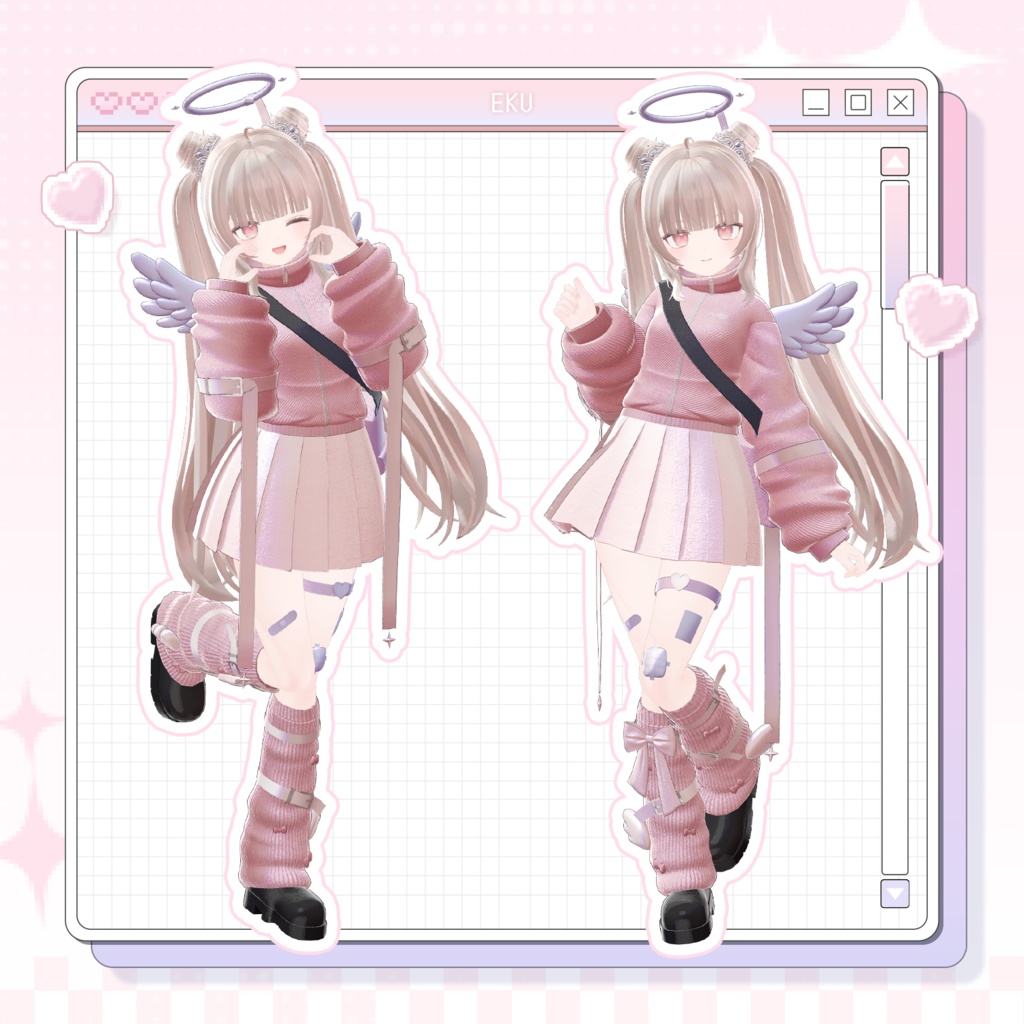 【3Dモデル】Angel Track (9 Avatar)