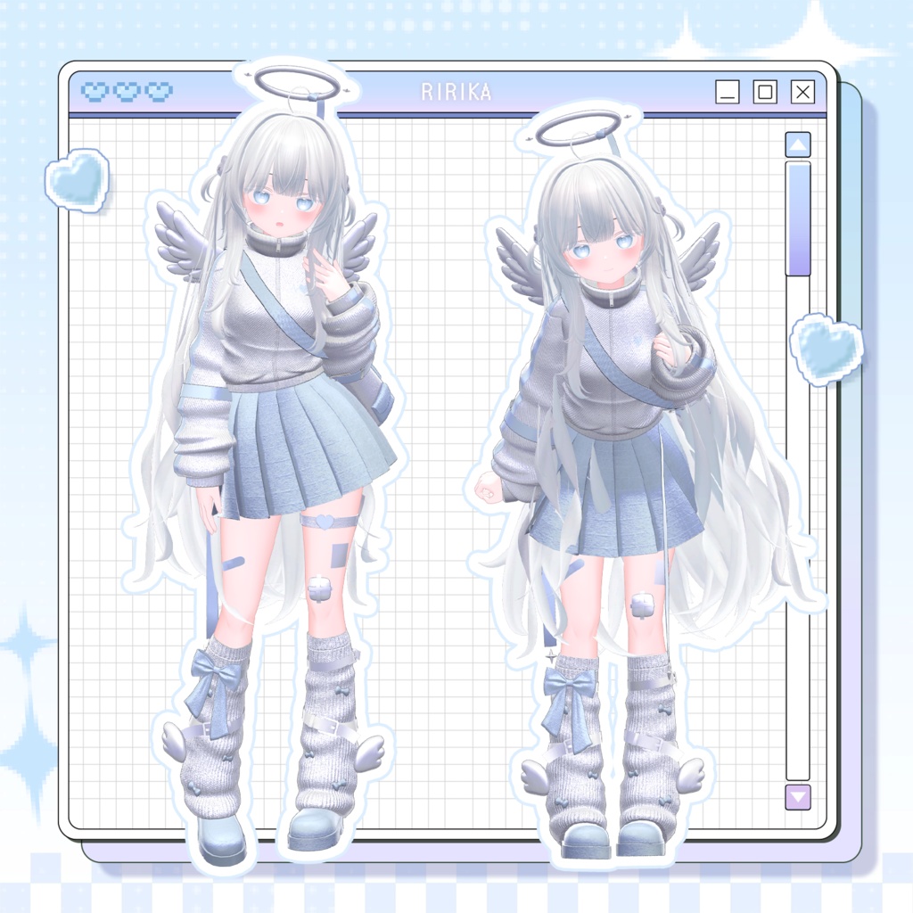 【3Dモデル】Angel Track (9 Avatar)