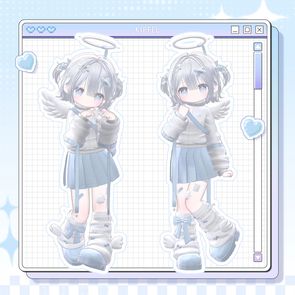 【3Dモデル】Angel Track (9 Avatar)