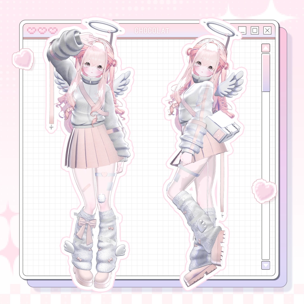 【3Dモデル】Angel Track (9 Avatar)