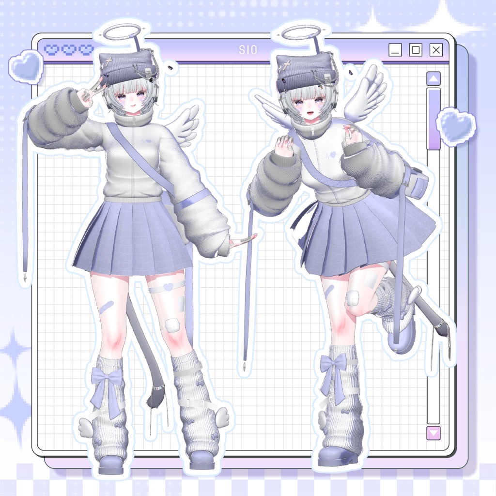 【3Dモデル】Angel Track (9 Avatar)