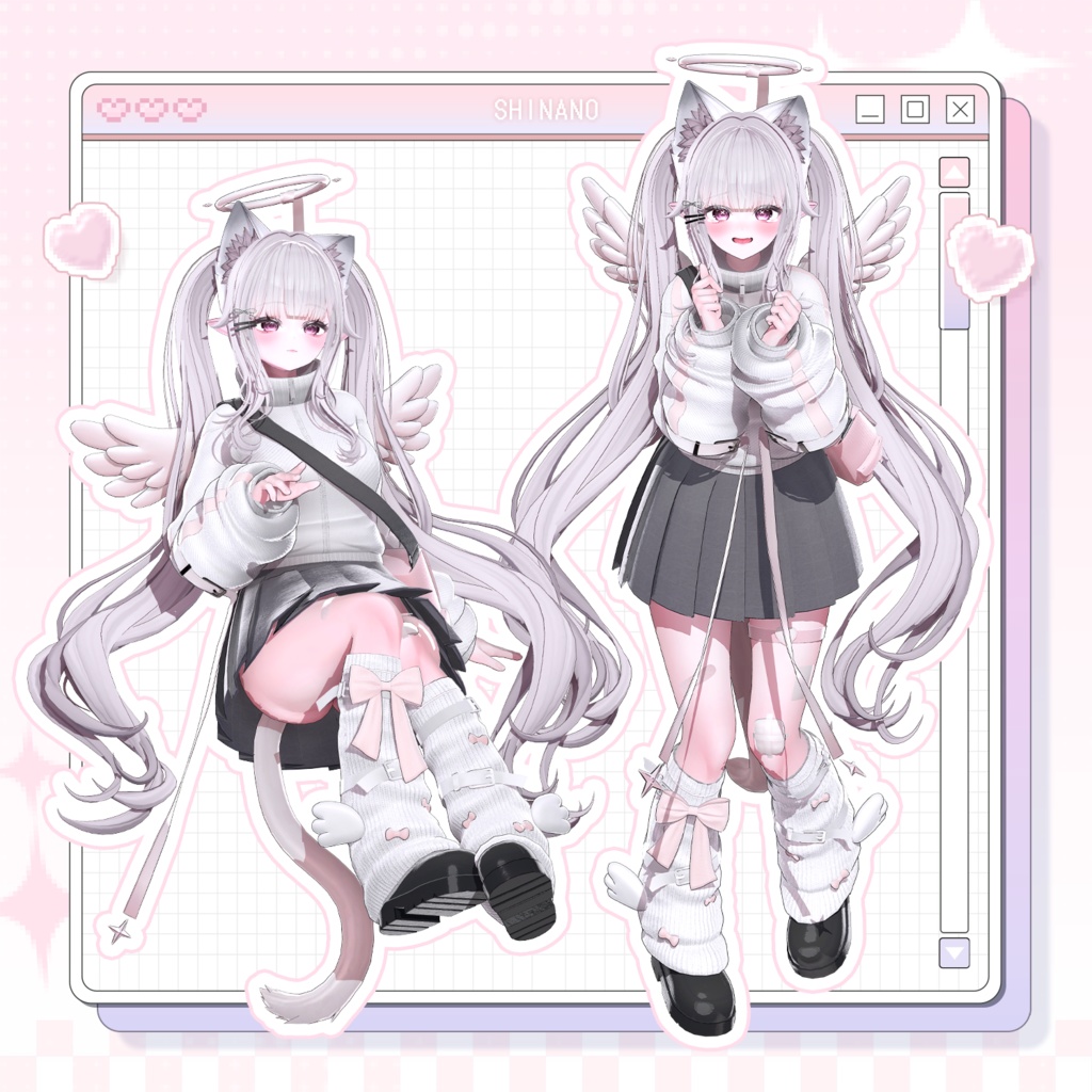 【3Dモデル】Angel Track (9 Avatar)