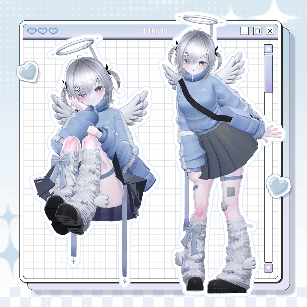 【3Dモデル】Angel Track (9 Avatar)