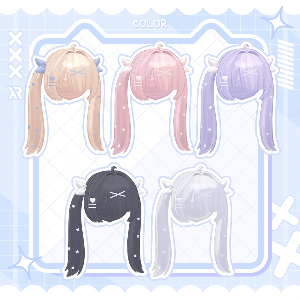 【3Dモデル】Sailor Maid & DecoPop Twin / キプフェル