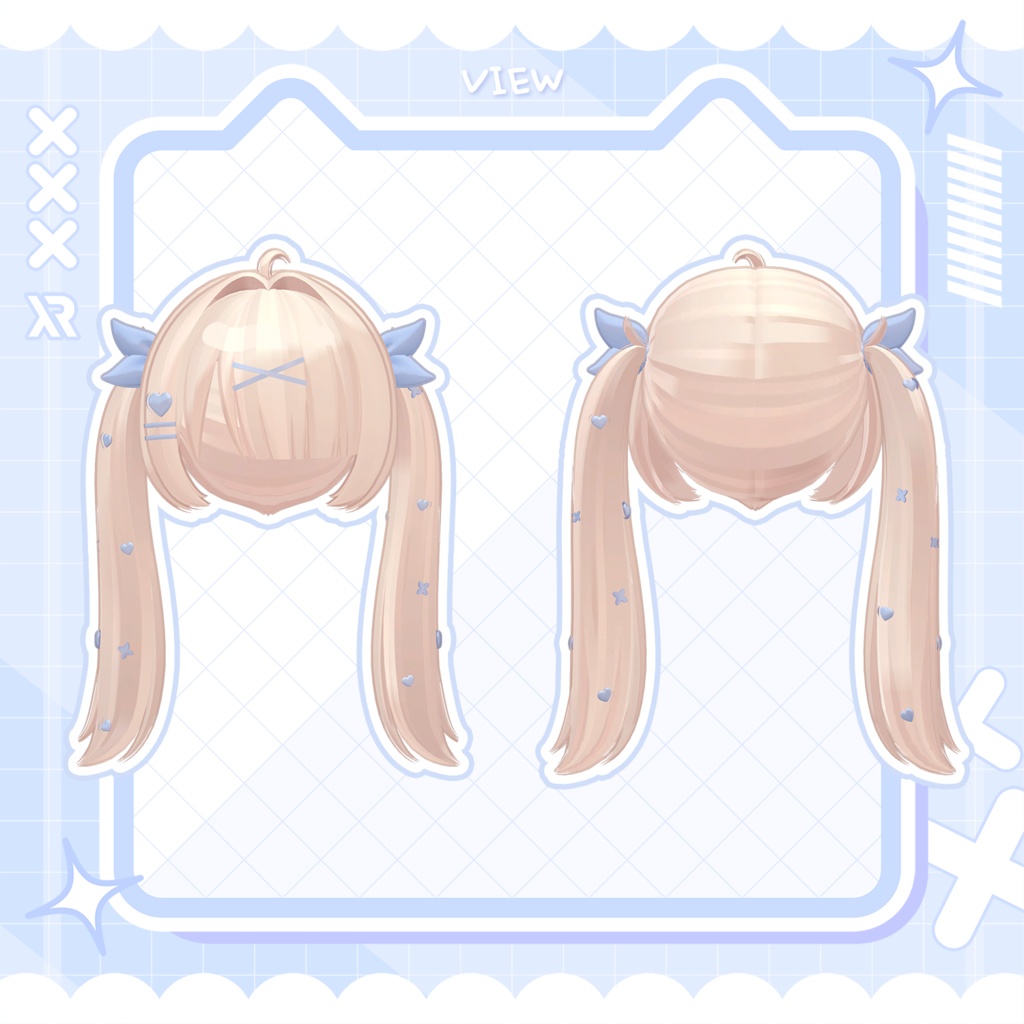 【3Dモデル】Sailor Maid & DecoPop Twin / キプフェル