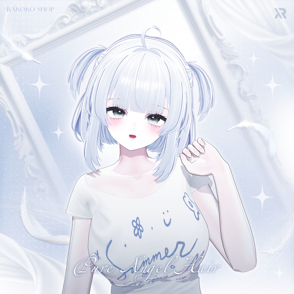 【3Dモデル】Pure Angel Hair (12 Avatar)