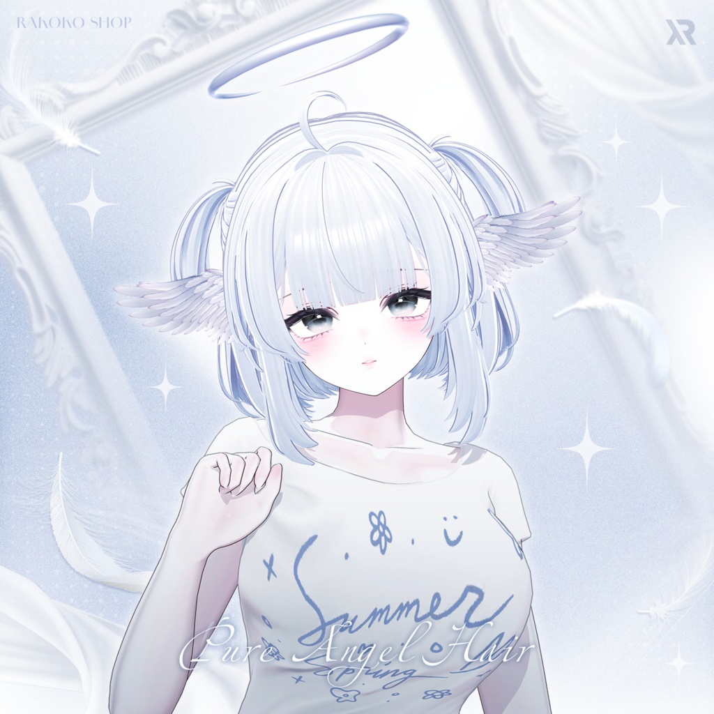 【3Dモデル】Pure Angel Hair (12 Avatar)