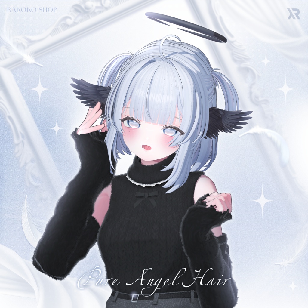 【3Dモデル】Pure Angel Hair (12 Avatar)