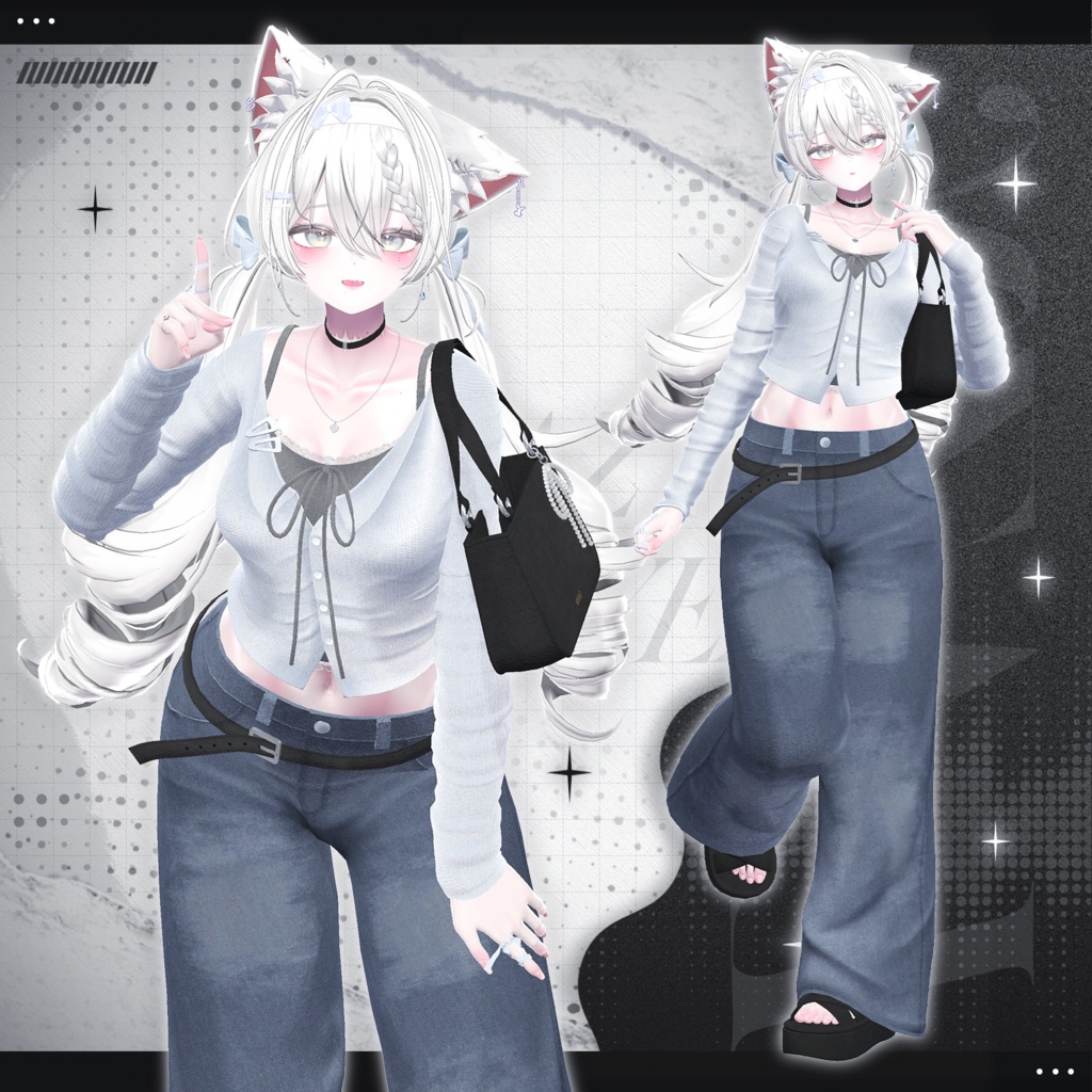 3Dモデル】Lazy Daywear (9 Avatar)