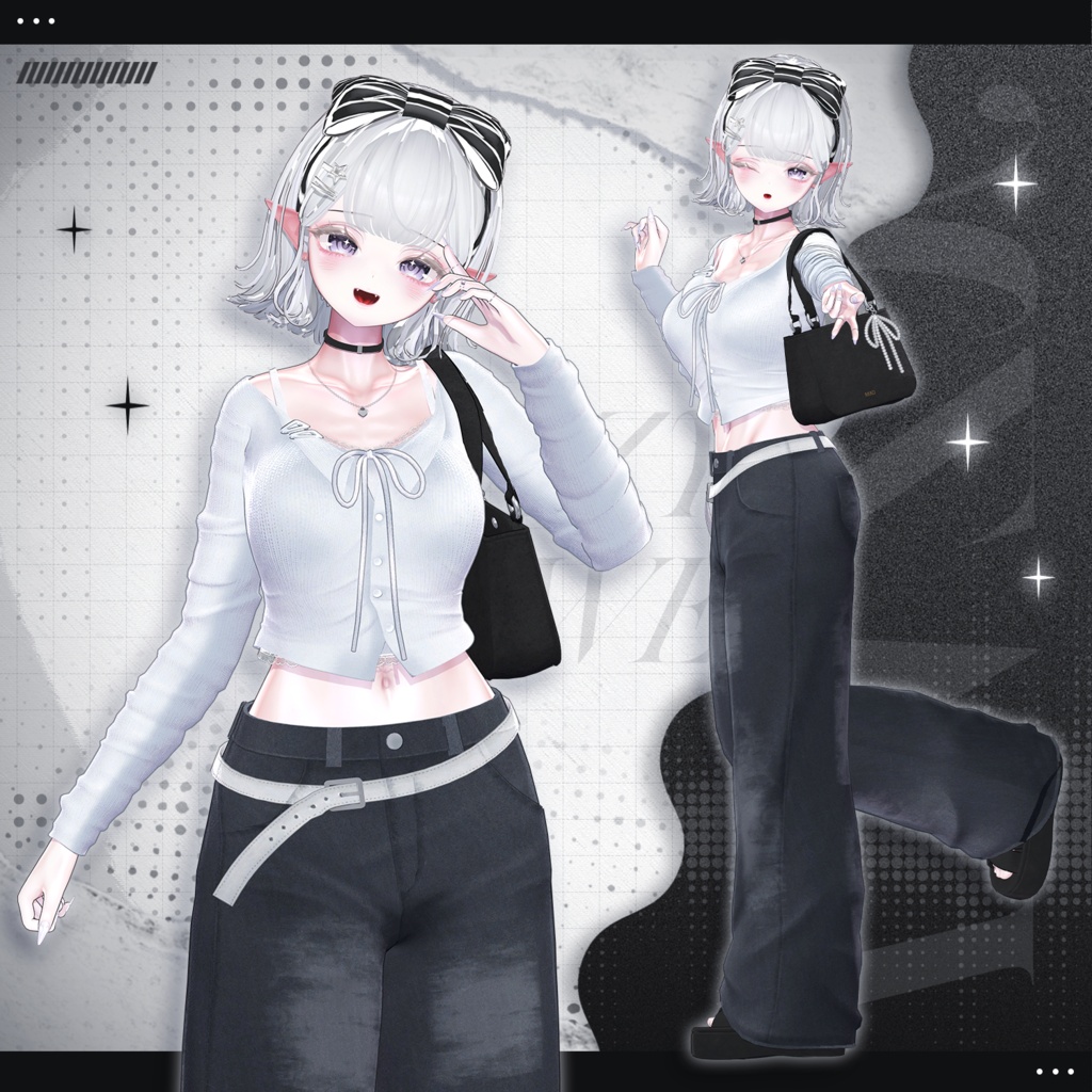 3Dモデル】Lazy Daywear (9 Avatar)