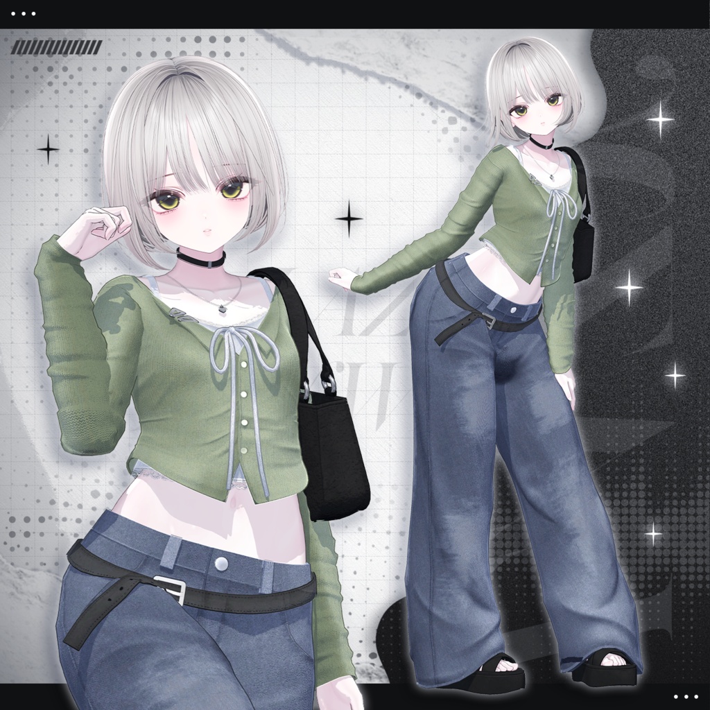 3Dモデル】Lazy Daywear (9 Avatar)