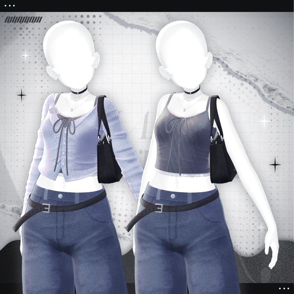 3Dモデル】Lazy Daywear (9 Avatar)