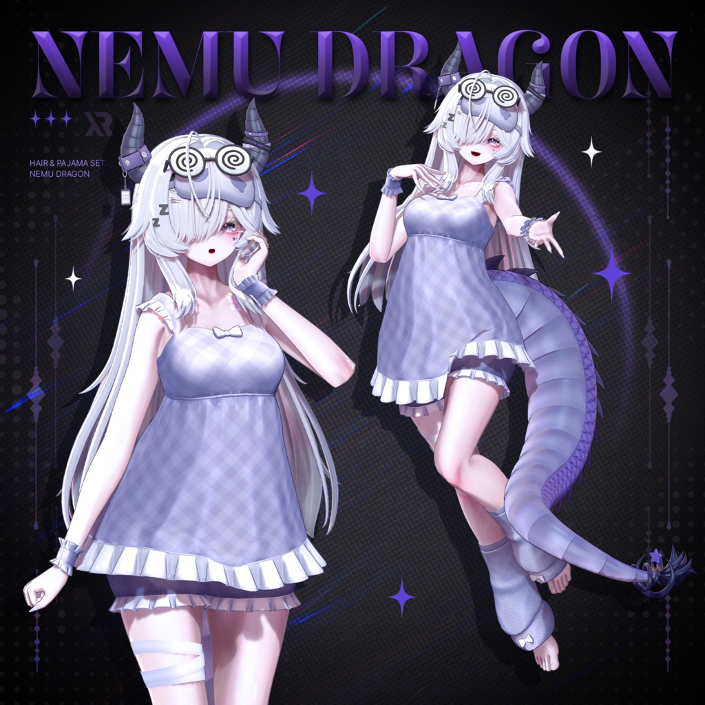 【3Dモデル】Nemu Dragon (8 Avatar)