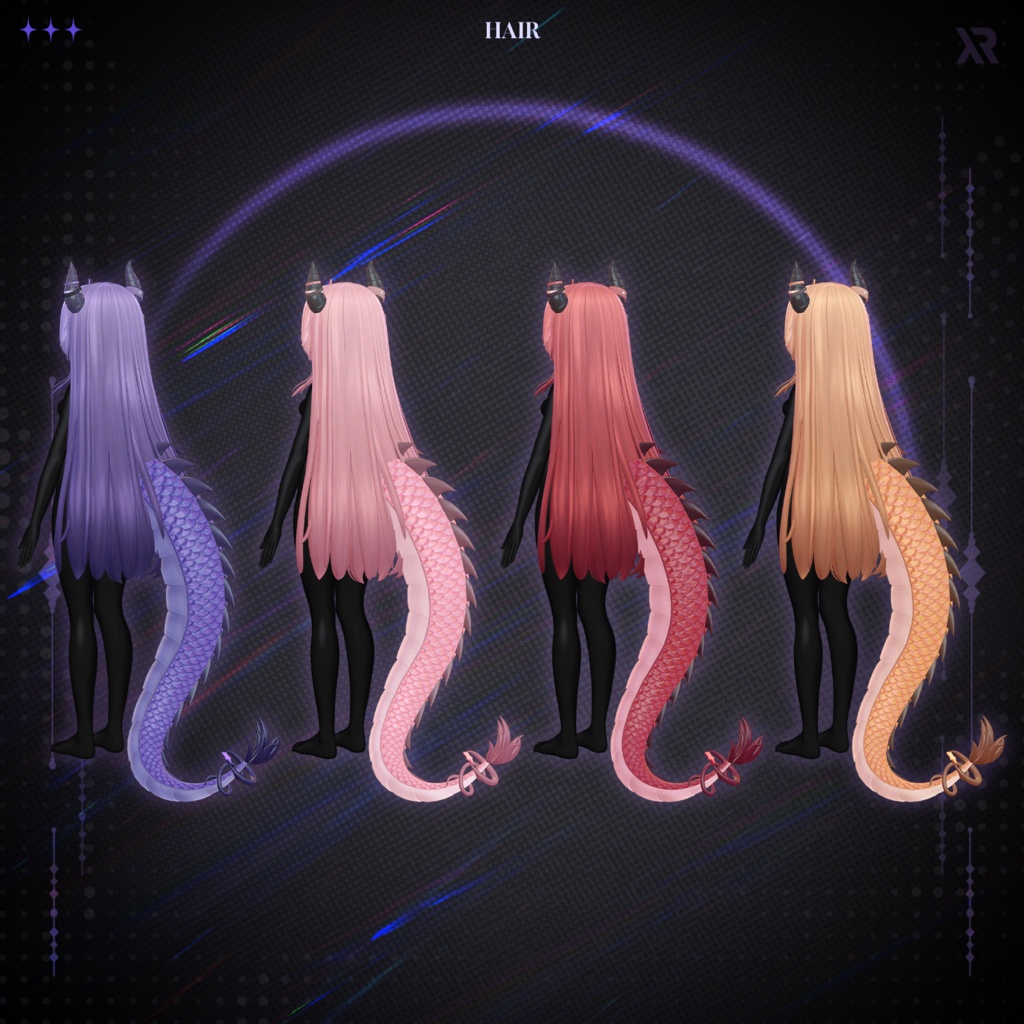 【3Dモデル】Nemu Dragon (8 Avatar)