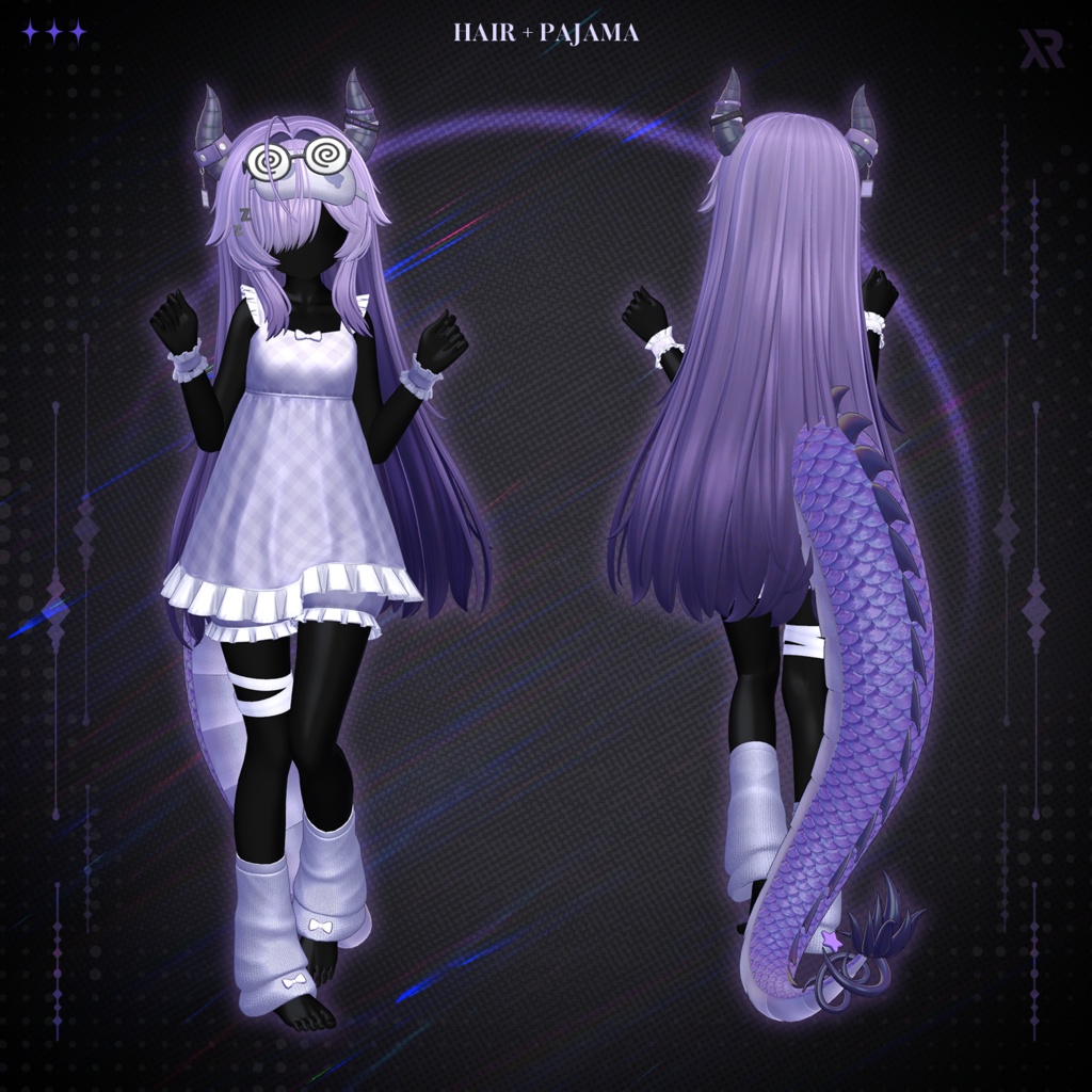 【3Dモデル】Nemu Dragon (8 Avatar)