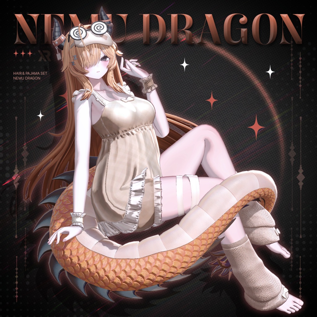 【3Dモデル】Nemu Dragon (8 Avatar)