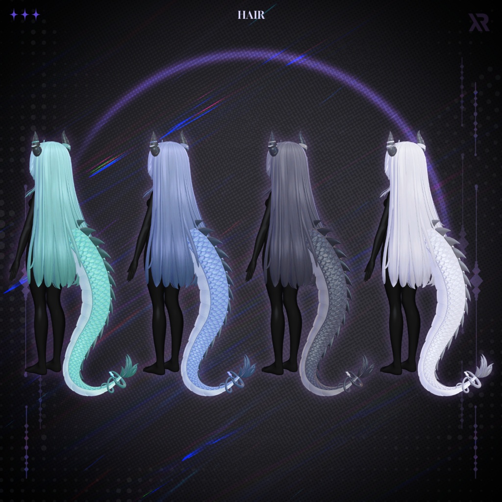【3Dモデル】Nemu Dragon (8 Avatar)
