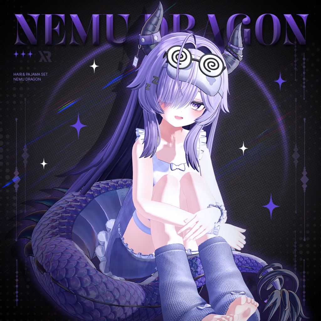 【3Dモデル】Nemu Dragon (8 Avatar)