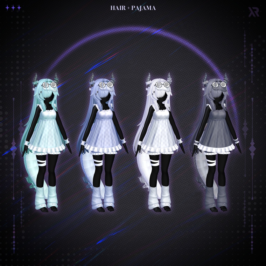【3Dモデル】Nemu Dragon (8 Avatar)