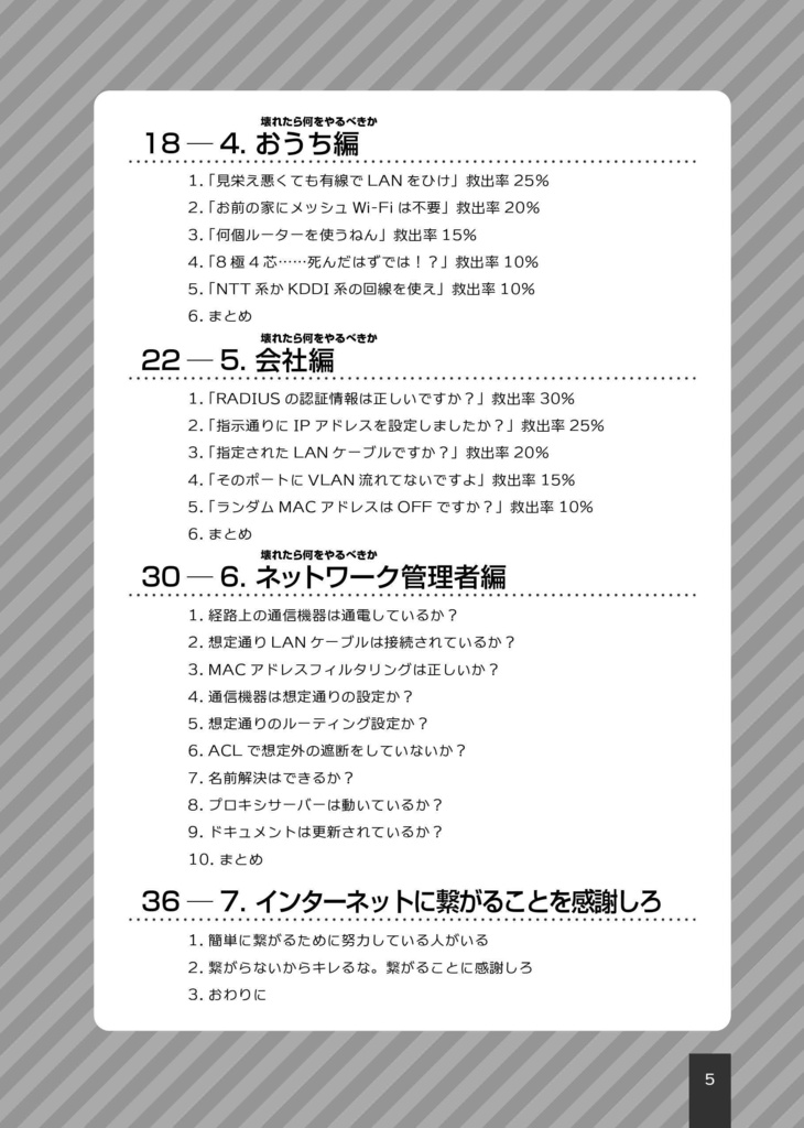 【 #C105新刊 】インターネットが壊れたときに読む薄い本