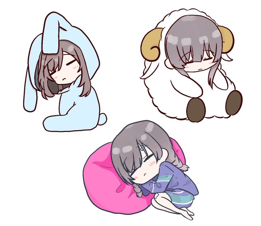 きりこがおやすみアクキー