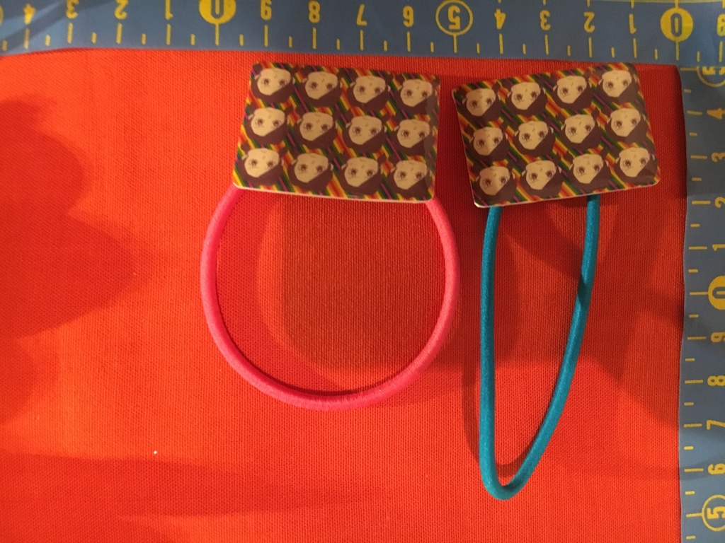 ヘアゴム プレート