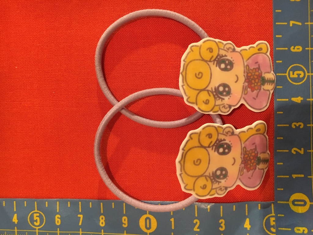 ヘアゴム プレート