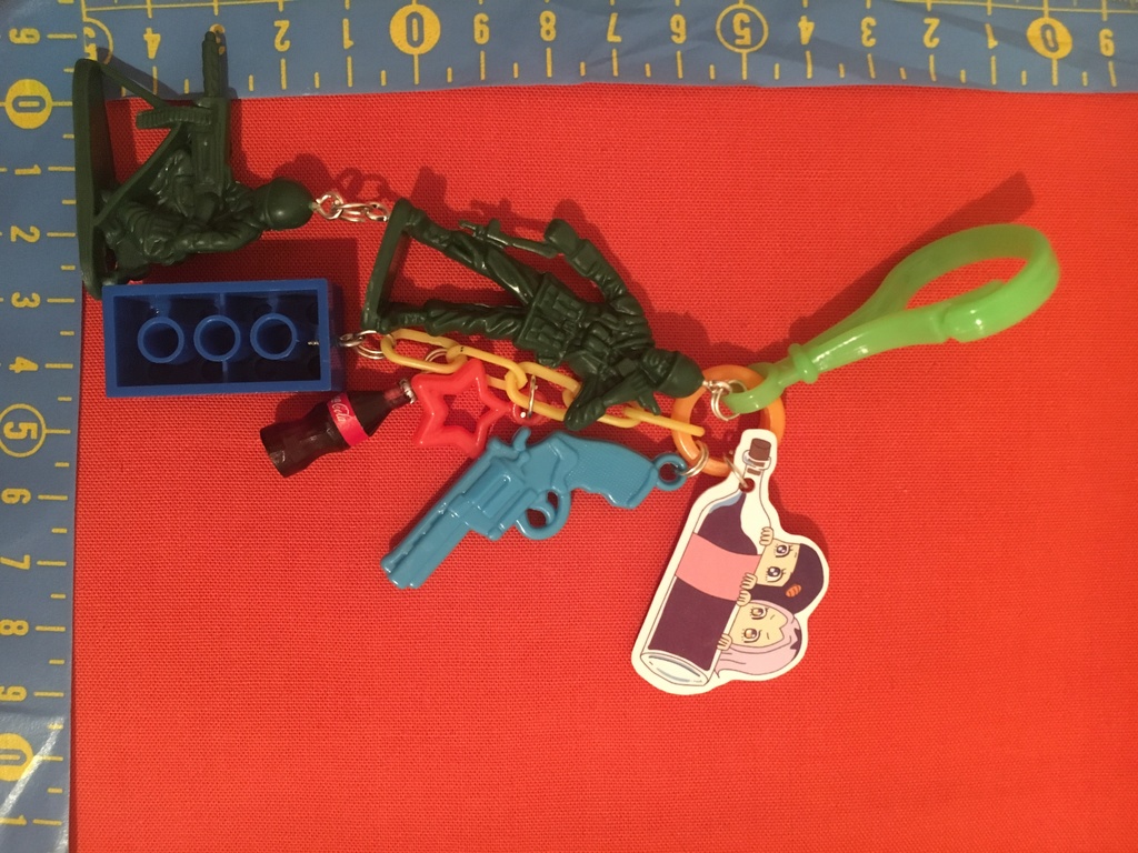 護衛チーム プラ板キーホルダー