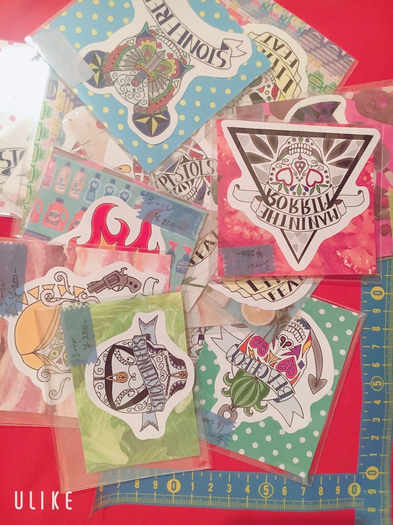 スカルステッカー 新ver