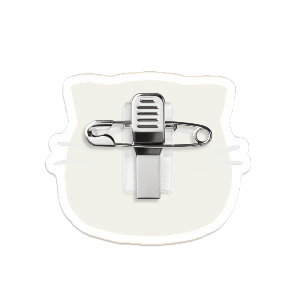 舌しまい忘れにゃんぷっぷーアクリルバッジ