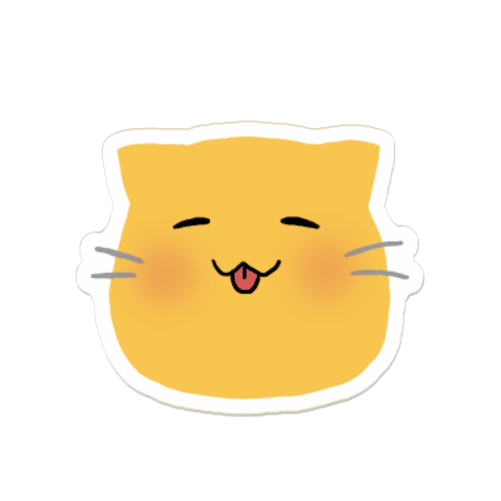 舌しまい忘れにゃんぷっぷーアクリルバッジ