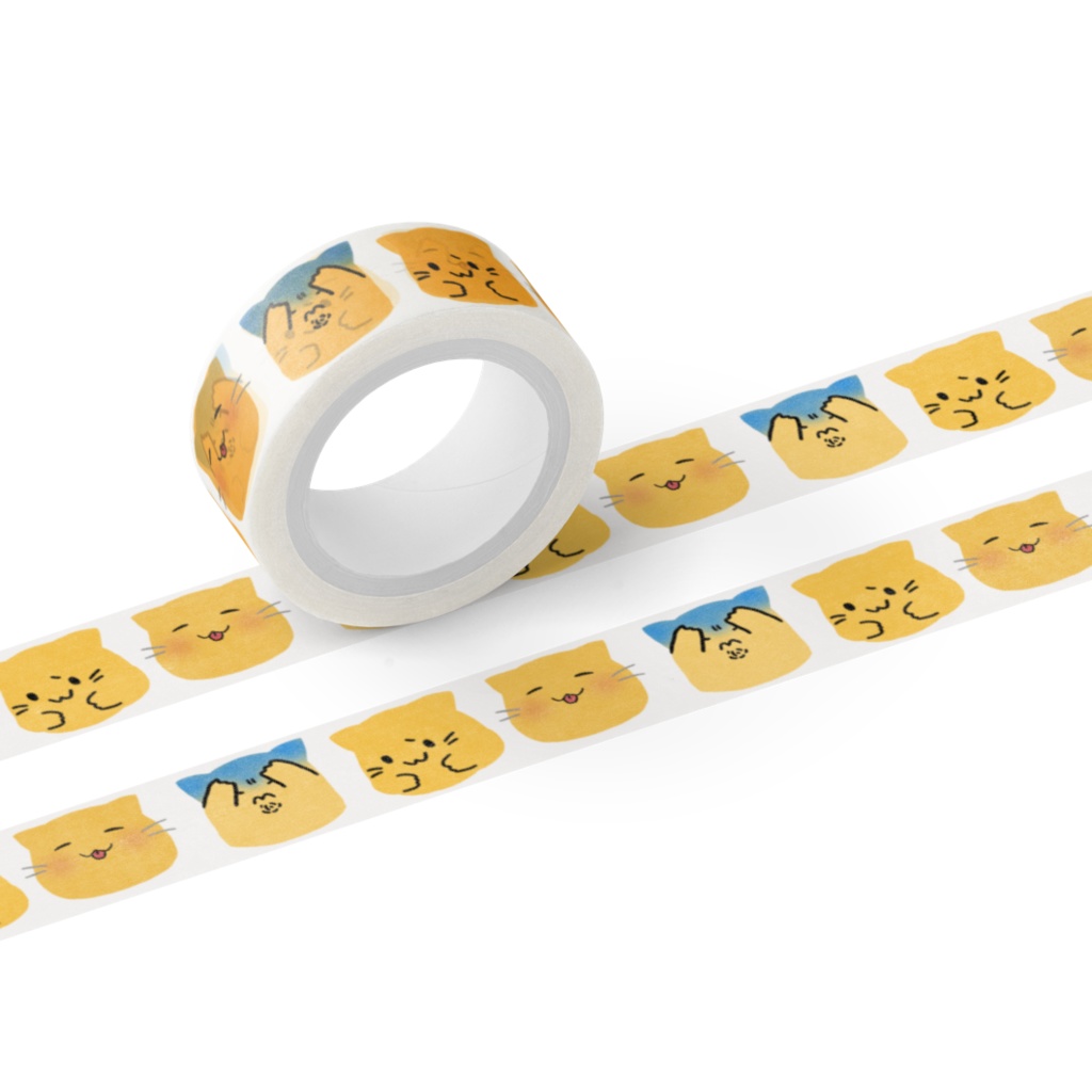 にゃんぷっぷーマスキングテープ