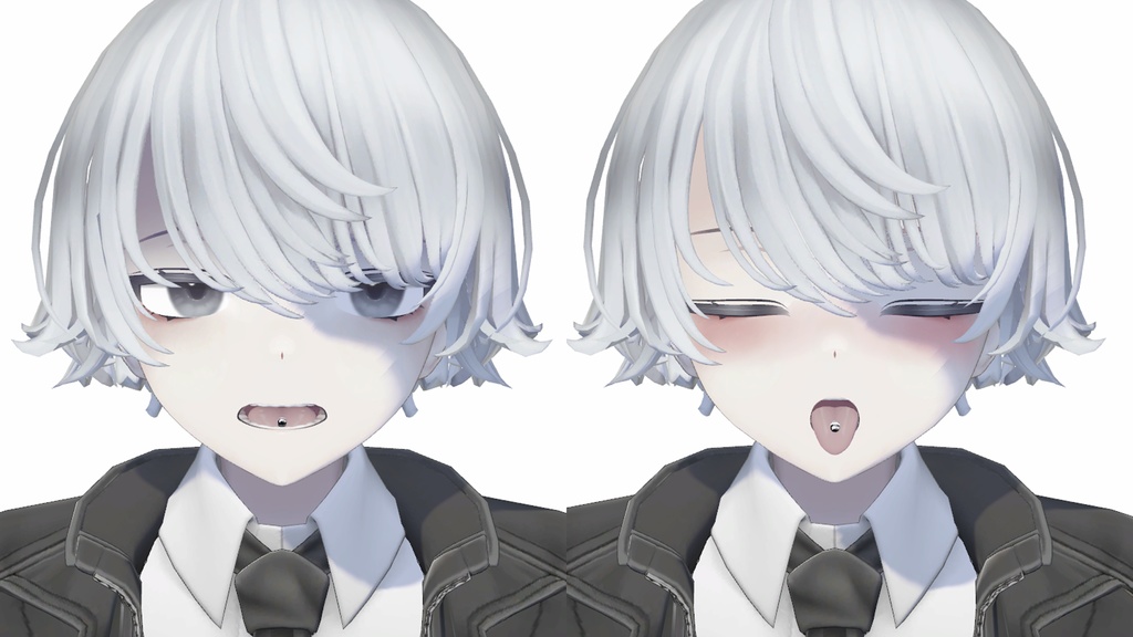 Menno3D 舌ピアス Tongue Piercing