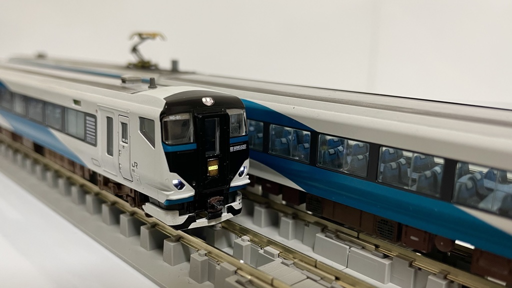 E257-2500用内装再現ステッカー(5両分Nスケール)【送料無料】