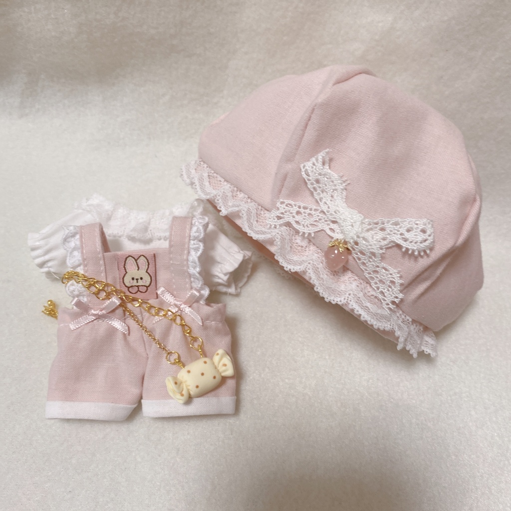 ギャザー入サロペットセット