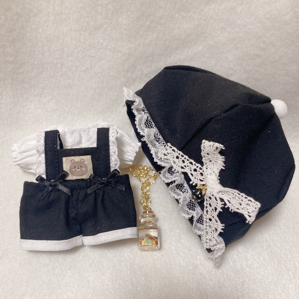 ギャザー入サロペットセット