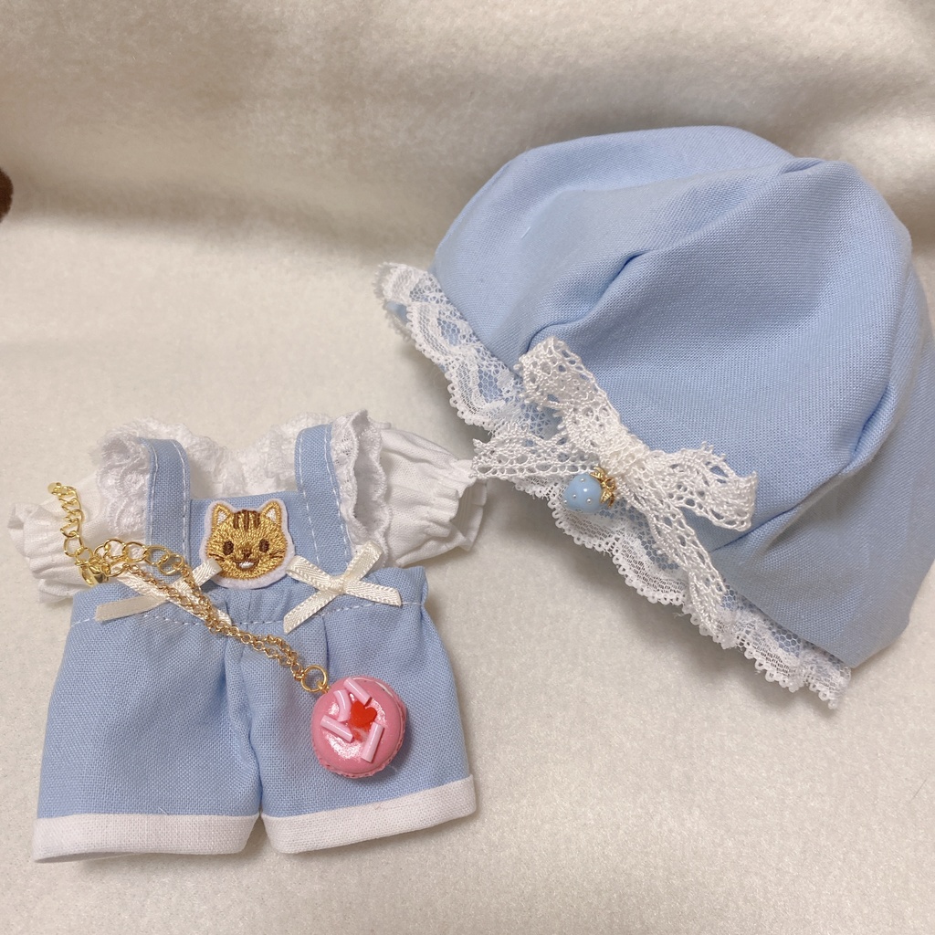 ギャザー入サロペットセット