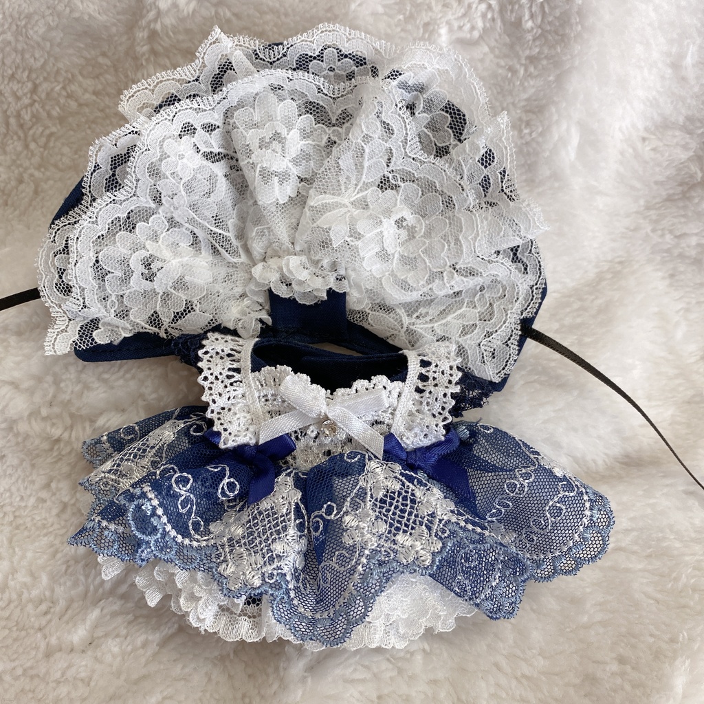 12cmサイズ レースのワンピースセット