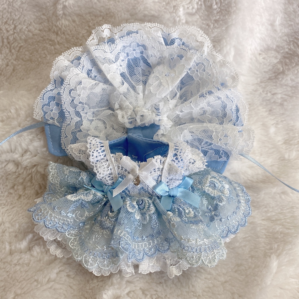 12cmサイズ レースのワンピースセット