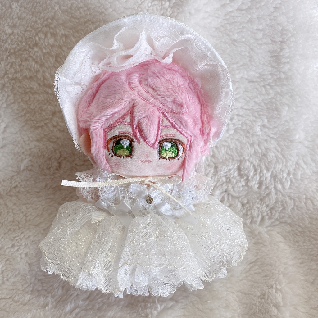 12cmサイズ レースのワンピースセット