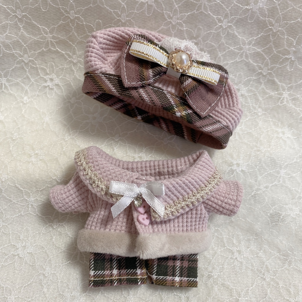 ニットのジャケットセット