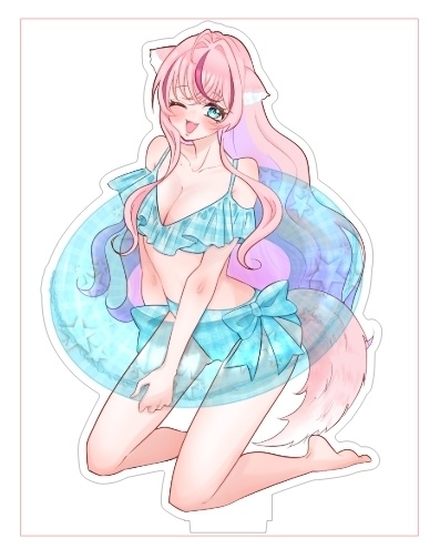 【御嬢くるみ】アクリルスタンド 誕生日記念グッズ 100×130 shortボイス付き