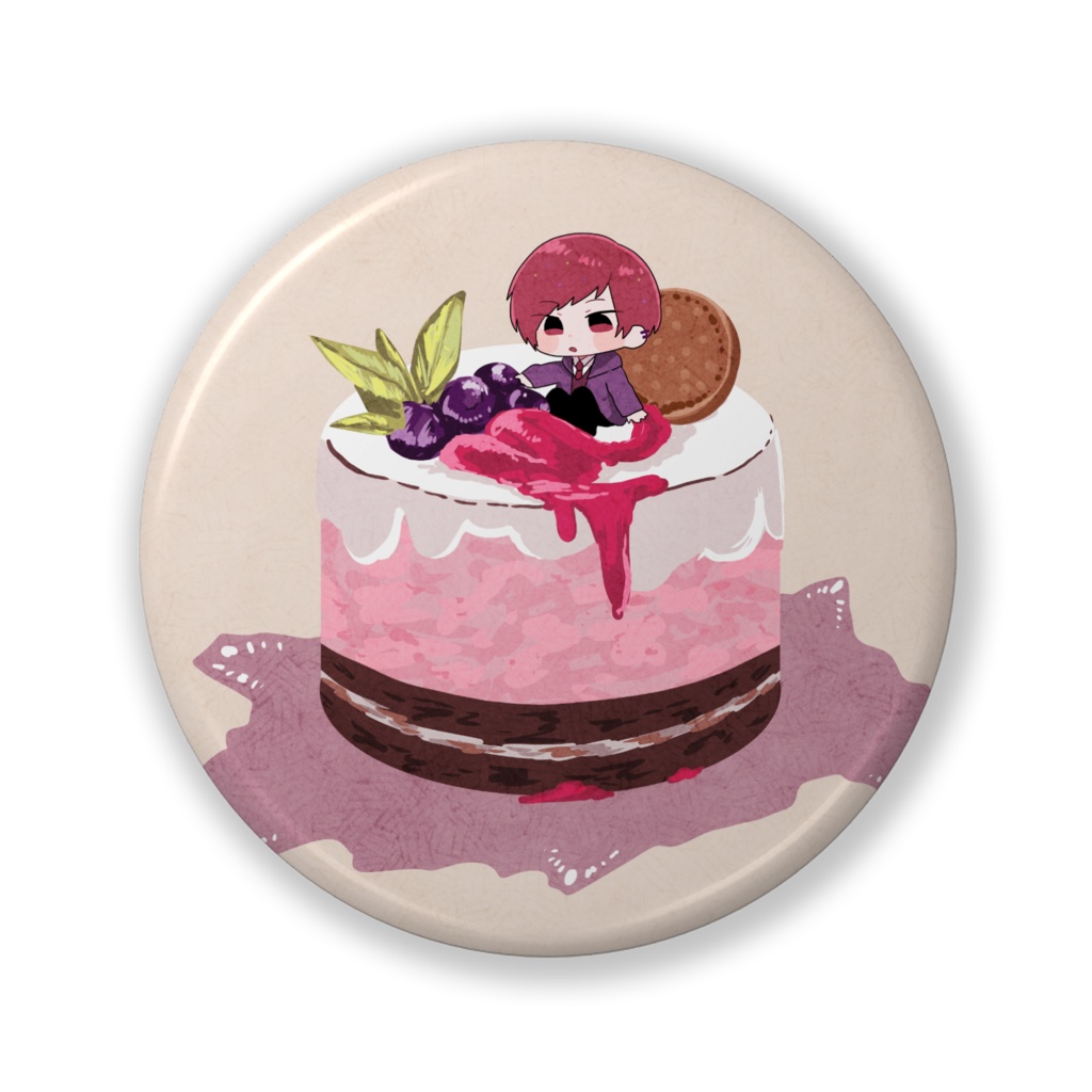 ハイド＆ケーキ【缶バッジ】