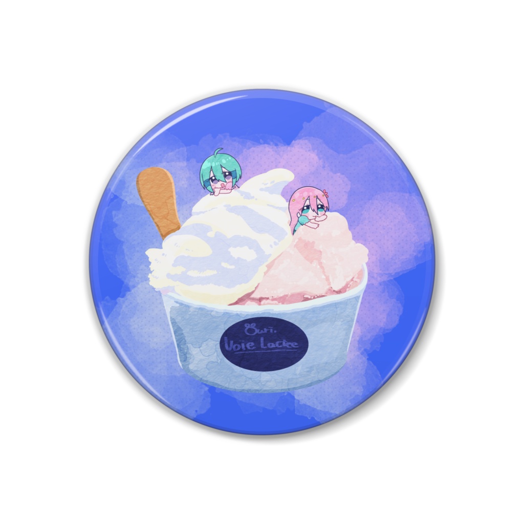 シオフリ＆アイス【缶バッジ】
