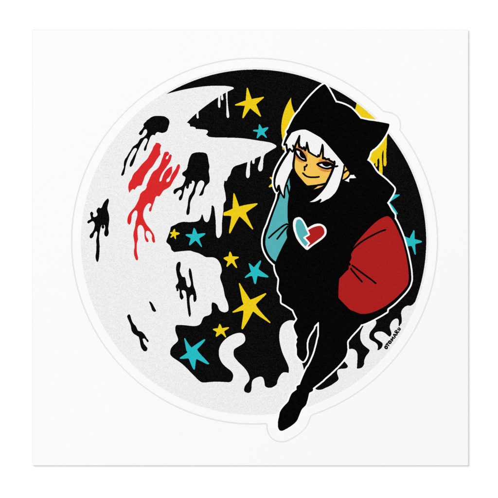 警界区域 ステッカー(オトマルB)