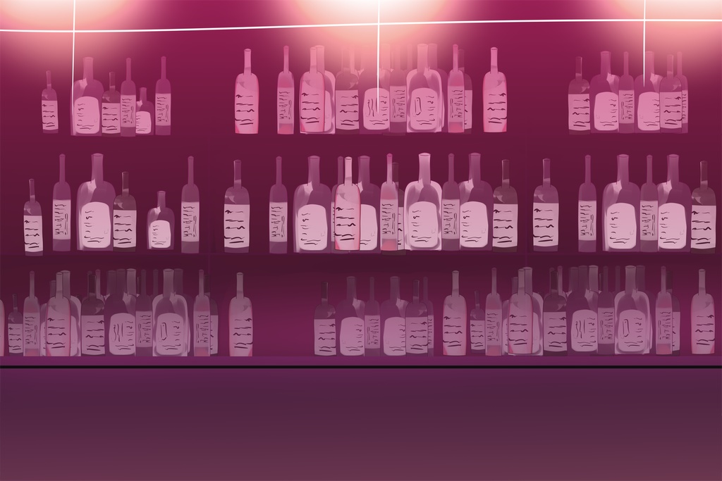 バーっぽい背景