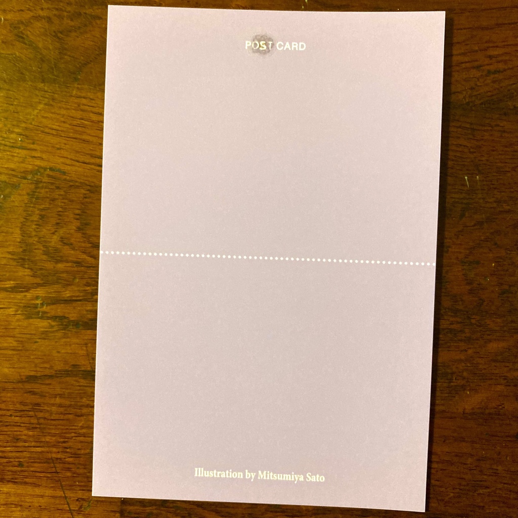 ポストカード 黒