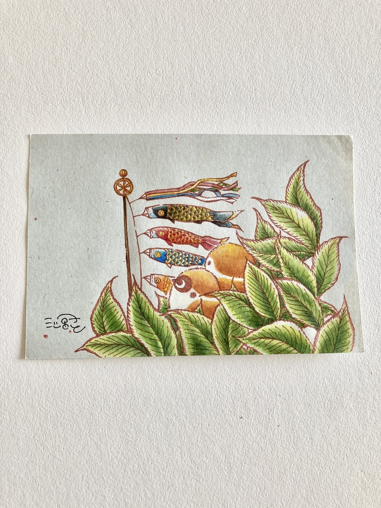 ミニ原画【すずめ 5月】