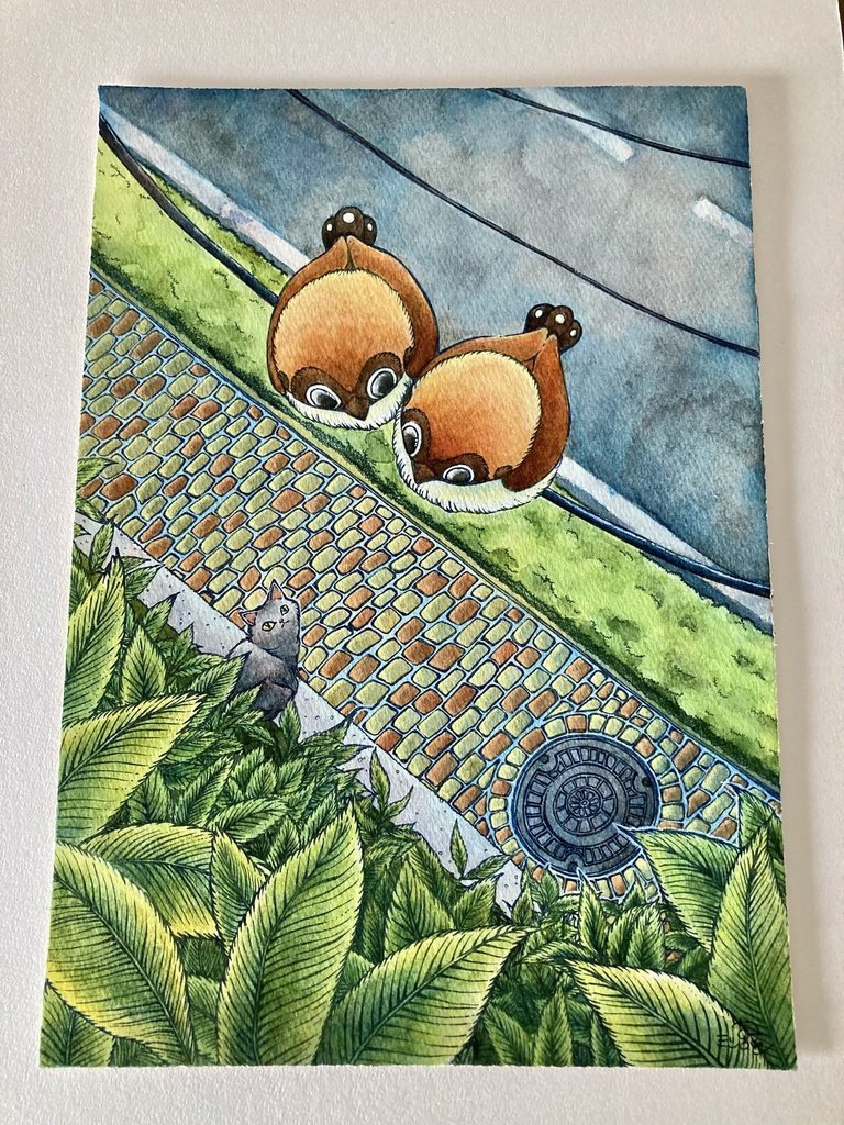 原画【すずめ】