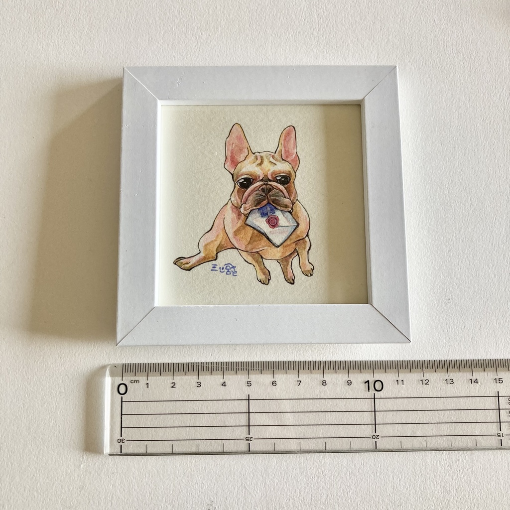 ミニ原画【手紙-いぬ-】